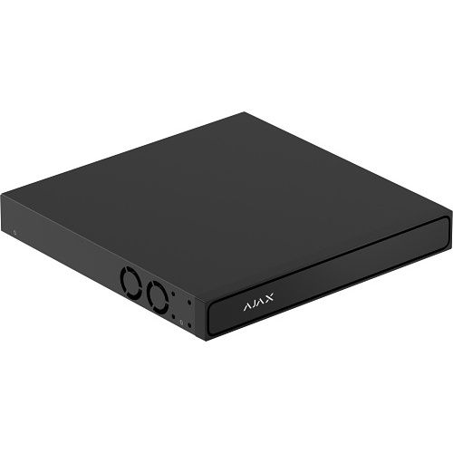 Ajax 160683.122.BL1 NVR H2D16PAC, 16-Channel, 8EU, Plug Type G