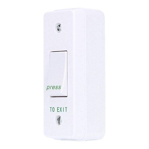 CDVI RTE002S Plastic Exit Button, Narrow, Surface Mount, (Replaces RTE002F)