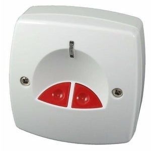CQR EPA-NG-STD Dual Push Panic Button Electronic Hold Up Device, Surface Mount, Keyless Reset, Grade 3, White