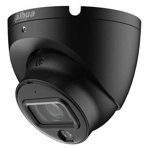 Dahua DH-IPC-HDW1639TP-A-IL-0280B-S6-Blac 6MP Entry Smart Dual Light Eyeball IP Camera, 2.8mm Fixed Lens, IR 30m, IP67, Black