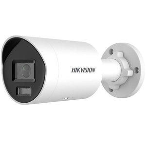 Hikvision DS-2CD2046G2H-IU(2.8mm)(eF) Pro Series 4MP Bullet IP Camera, 2.8mm Fixed Lens, AcuSense, Powered-by-DarkFighter, 120 dB WDR, White