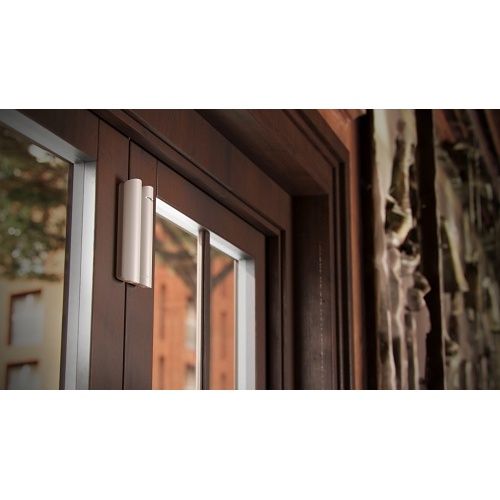 Ajax 143556.177.WH1 Superior DoorProtect G3 Fibra Door Opening Detector, Grade 3, Detects Impact, Tilt, Magnetic Masking, White, (Replaces 61340.177.WH2)