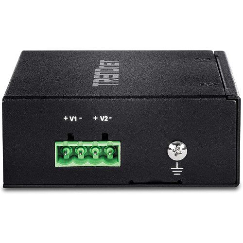 TRENDnet TI-PE50 5-Port Industrial Fast Ethernet Din-Rail Switch, 1Gbps
