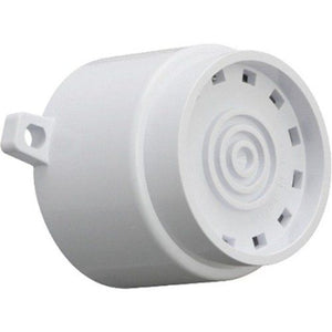 Eaton 570011FULL-0054 Fulleon Askari Flange Sounder, Dial Volume Control, (3) 240mm Wires, (AF/W/SWITCH/VC), White