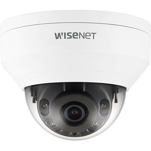 Hanwha QNV-8010R Q Series, WDR IP66 5MP 2.8mm Fixed Lens, IR 20M IP Dome Camera, White
