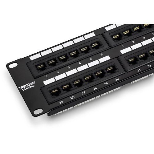 TRENDnet TC-P48C6 48-port Cat6 Unshielded Patch Panel