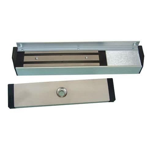 Magnetic Solutions MS15SSM Slimline Electromagnetic Lock, Single Magnet, Surface Mount, Monitored