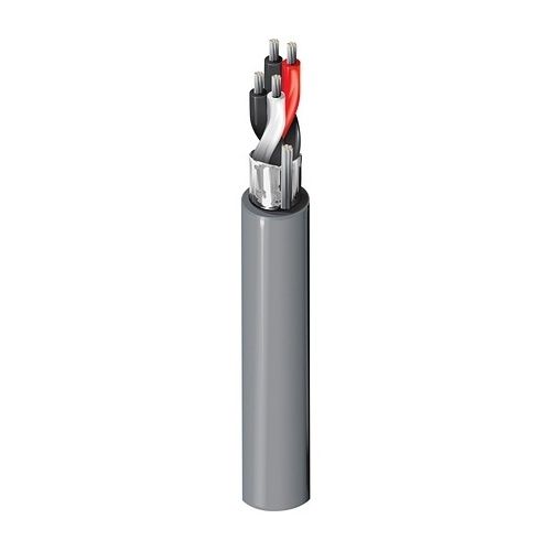 Belden 8132FO 0601000 28/2 Data Cable O/A Foil+Braid, PVC Jacket, CL2, 1000' Reel, Chrome