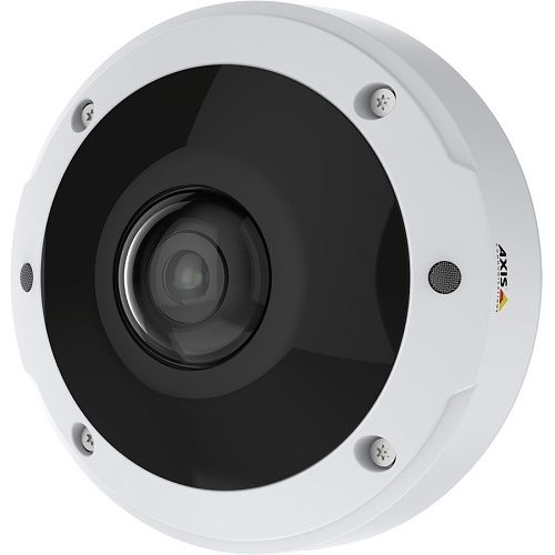 AXIS M3077-PLVE M30 Series, WDR IP66 6MP 1.56mm Fixed Lens IP Dome Camera, White