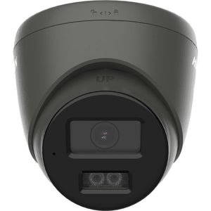 Hikvision DS-2CE72KF3T-LSYE(2.8mm)(Grey) Turbo HD 3K Smart Hybrid Light ColorVu Turret Camera, 2.8mm Fixed Focal Lens, Grey