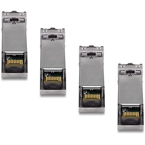 TRENDnet TEG-MGBS10/4 SFP Single Mode LC Module, 10km, 4-Pack