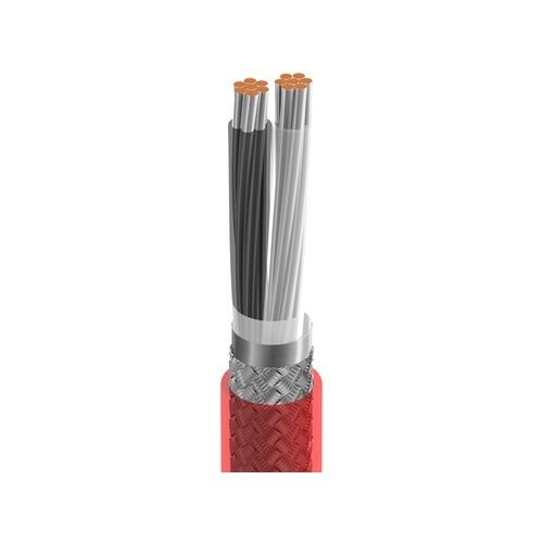 Belden 83602 0021000 20-2 Stranded TC Shielded High Temperature Electronic Cable, CMP, FT6, 305m Reel, Red