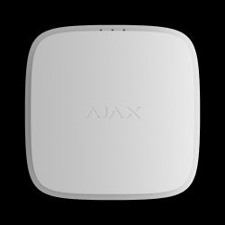 Ajax 155887.379.WH1 EN54 FireProtect Heat/Smoke Detector with Sounder, Wireless Addressable, White