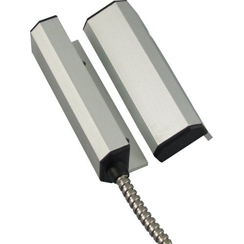 CQR GP001 Heavy Duty Double Pole Angled Magnetic Contact, Pre-Resistored, Operating Gap 45mm, Grade 2, Aluminium