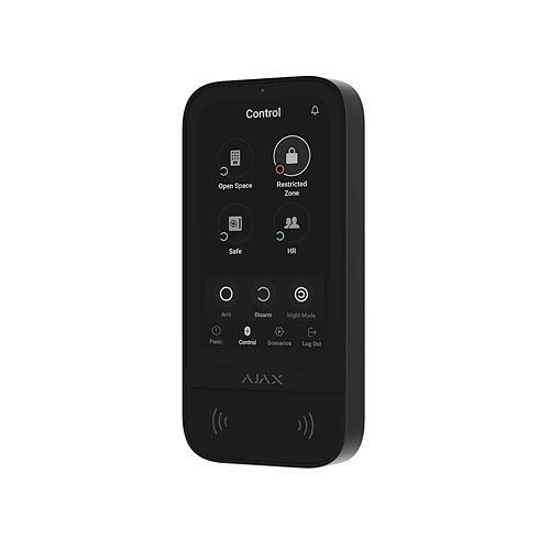 Ajax 58454.148.BL1 KeyPad TouchScreen (8EU) ASP, Black, (Replaces 58466.148.BL1)