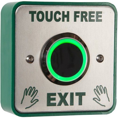 RGL EBNT-TF -1 IR Touch-Free Request to Exit Sensor Device, Illumination Green to Red, Surface and Flush Mount