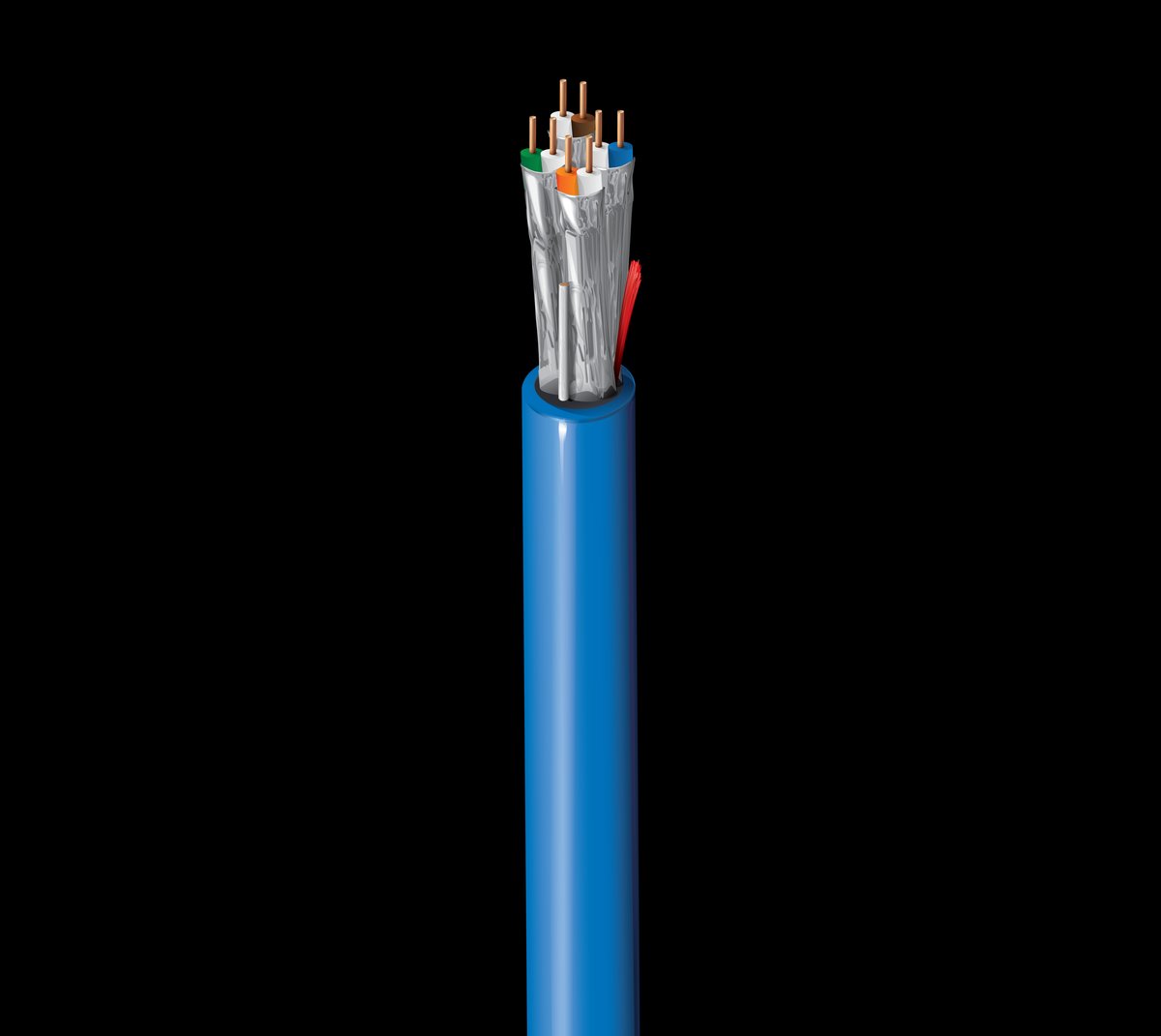 Belden 10GXE03.08500 10GX CAT6a 23/4 Enhanced Cable, U/FTP, LSZH Indoor CPR Eca, 500m Reel, Gray