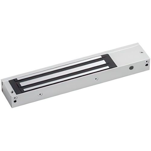 STP STP-EM02 Slim Monitored Maglock, Surface Mount, Fail-Safe Operation (Power to Lock), 12/24VDC, Silver Anodised Aluminium