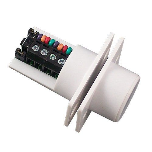 CQR FC508-MULTI Quick Fit Magnetic Flush Door Contact, with Microswitch Tamper, Operating Gap 23mm, Grade 3, Brown