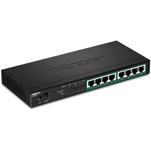 TRENDnet TPE-TG84 8-Port Gigabit PoE+ Switch, 120W, (Replaces TPE-TG84)