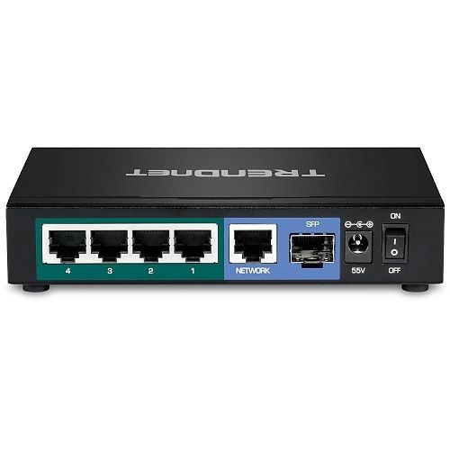 TRENDnet TPE-TG611 6-Port Gigabit PoE+ Switch, 65W