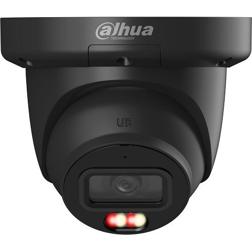 Dahua DH-IPC-HDW3649QMP-S-IL-0280B-Black WizSense IP 6MP Smart Dual Light Fixed-focal Eyeball Camera, 2.8mm Fixed Lens, Black