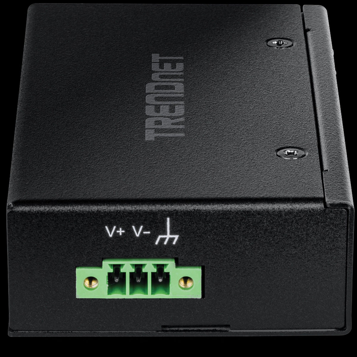 TRENDnet TI-PELC50 5-Port Industrial Fast Ethernet PoE+ DIN-Rail Mini Switch