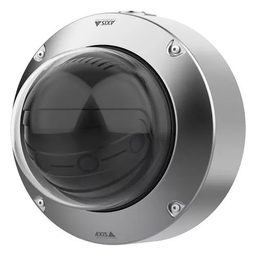 AXIS Q3839-SPVE 8K Multisensor Panoramic IP Camera, 4.6mm Fixed Lens, 180° Horizontal Field of View, DLPU, AI Powered, Stainless Steel Casing