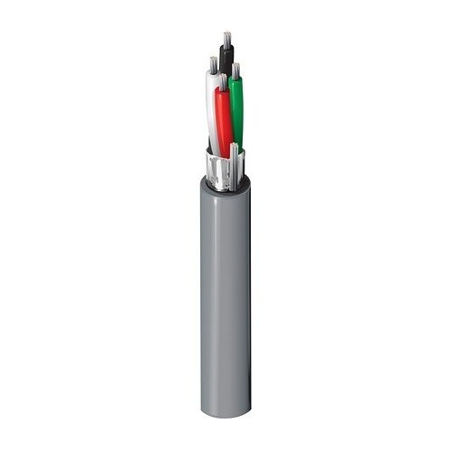 Belden 9534.01152 24-4 Computer EIA RS-232 Stranded Cable, TC, PVC Insulation, Overall Beldfoil Shield, PVC Jacket, 152m Reel, Chrome