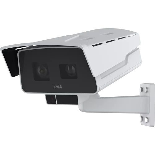 AXIS P1518-LE Two Sensor Box Camera with 8MP at 30 fps Wide-Angle Image Sensor and 2MP at 60 fps Close-up View Sensor, 5.85mm Lens