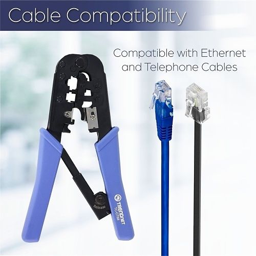 TRENDnet TC-CT68 RJ-11/RJ-45 Crimp/Cut/Strip Tool