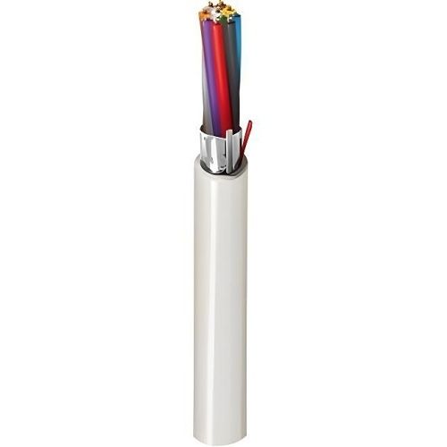 Belden 6508FE 8771000 22/10 AWG BC Security and Sound Cable, Shielded, Flamarrest, CMP, Natural, 1000'