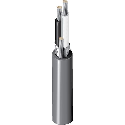 Belden 8719ELV.01500 16-2 Stranded TC Electronic Cable, PE Insulation, Overall Beldfoil Shield, LSZH Outer Jacket, CPR B2ca, 500m