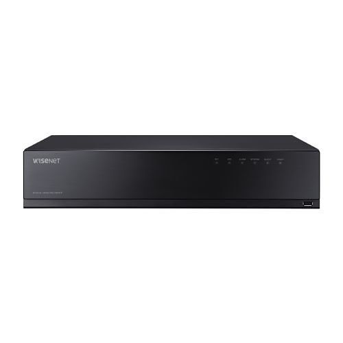 Hanwha HRX-1635 8MP 16-Channel 128Mbps 8 SATA Pentabrid DVR, Black