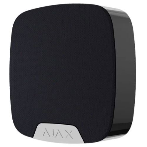 Ajax 176852.391.BL1 HomeSiren Plus Jeweller Wireless Siren, Black