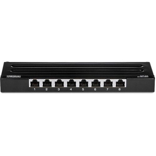 TRENDnet TC-P08C6 8-Port CAT6 Unshielded Patch Panel