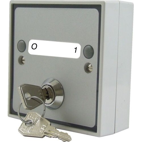 Hoyles S1709PRG 2-Position Keyswitch, Red and Green LEDs, Sounder 12-24VDC