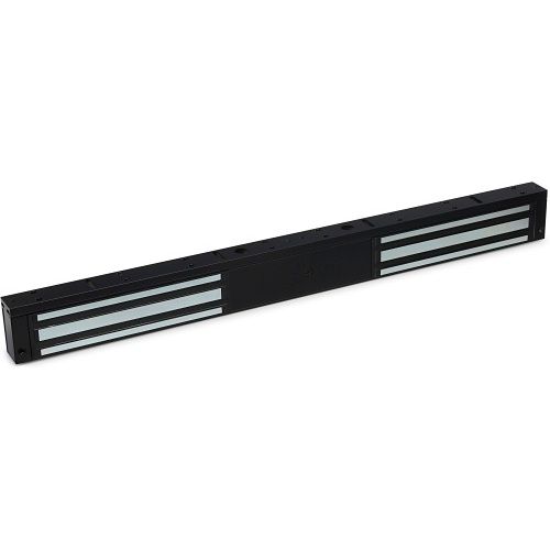 STP STEALTH05DS Double Slimline Monitored With Door Status Maglock, Black