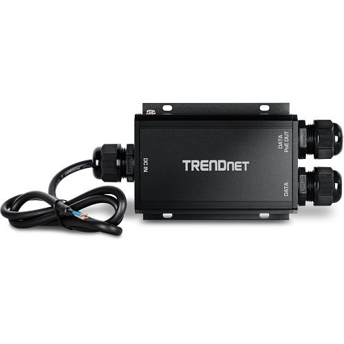 TRENDnet TI-O119GI Outdoor IP67 Gigabit PoE++ Injector, 24-57V, 95W PoE, IP67