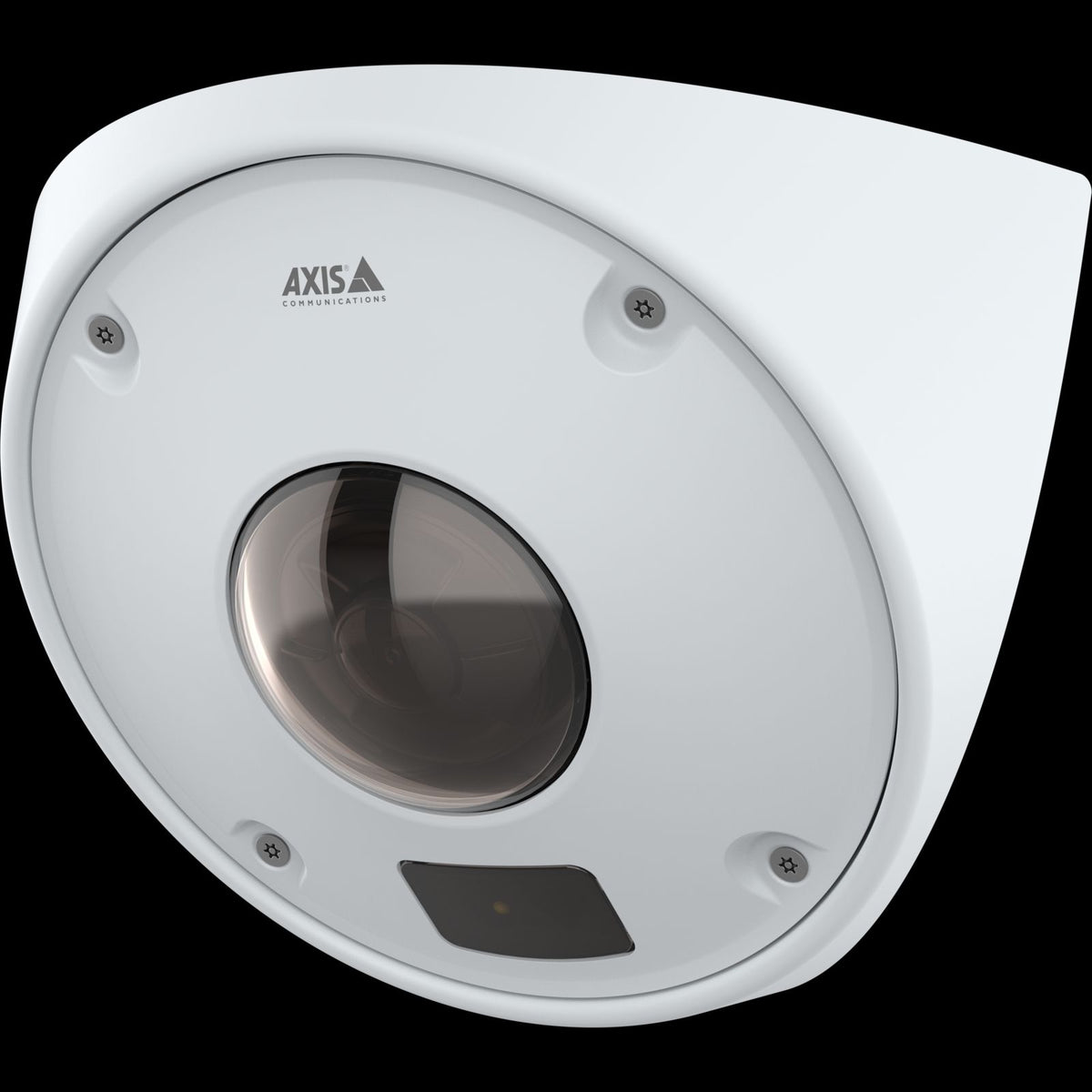 Axis 03139-001 4MP Indoor Dome IR Camera with Corner Mount for Gripless Mounting, White