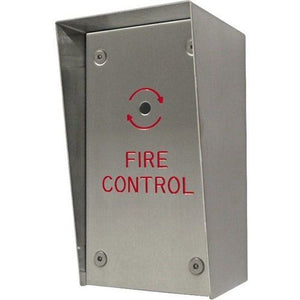 Videx 170E/S/SH Drop Key Fireman Switch with Rain Shield and Surface Surround