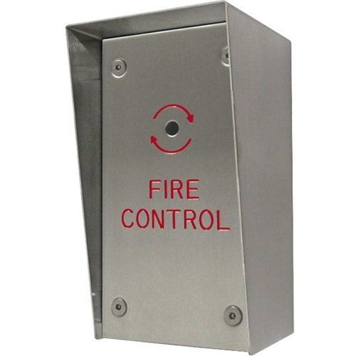 Videx 170E/S/SH Drop Key Fireman Switch with Rain Shield and Surface Surround