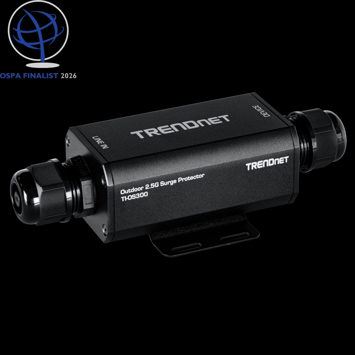 TRENDnet TI-OS300 Outdoor 2.5G PoE++ Ethernet Surge Protector