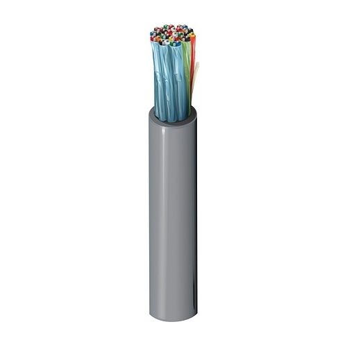 Belden 8775 060500 22/11 Audio, Control and Instrument Pair Cable, TC, Polypropylene Insulation, Individually Shielded Pairs with Beldfoil, Overall PVC Jacket, CM, 152m Reel, Chrome