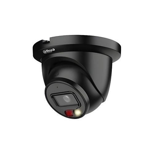 Dahua DH-IPC-HDW2449TM-S-IL-Black WizSense 4MP Smart Dual Illumination IP Eyeball Camera, Fixed Lens, 30m IR, Black