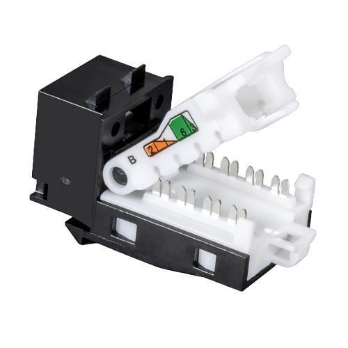 TRENDnet TC-K50C6BK CAT6 Keystone Jack, 50-Pack, Black