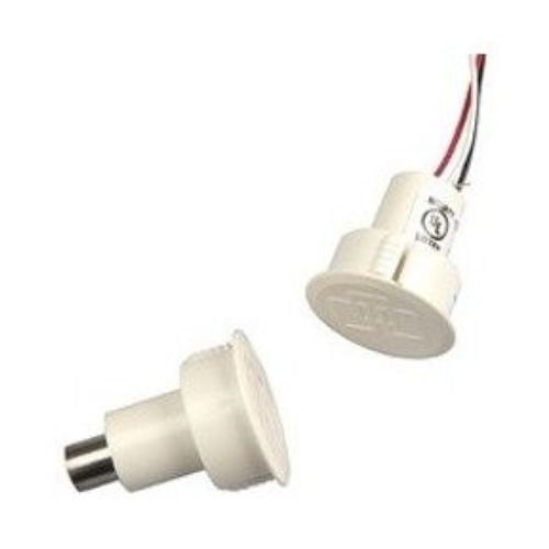 Aritech 1078-N Recessed Steel Door Magnetic Contact with Wire Leads, 1" Diameter, 1/2" Gap Size, Closed Loop, White