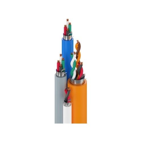 Belden 558AFS 0001000 22/3, 18-4, Access Control Cable, Beldfoil Shielded, PVC Jacket, Banana Peel, 305m (1000'), Orange, White, Blue, Gray