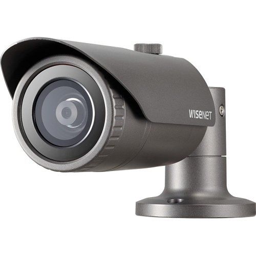 Hanwha QNO-7022R Q Series, WDR IP66 4MP 4mm Fixed Lens, IR 25M IP Bullet Camera, Grey