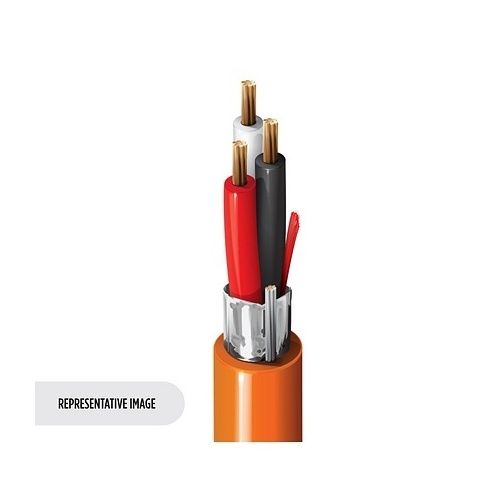 Belden 4201FE.00500 16-3 Stranded BC Shielded Security and Commercial Audio Cable, Polypropylene Insulation, LSZH Jacket with Ripcord, 500m Reel, Gray